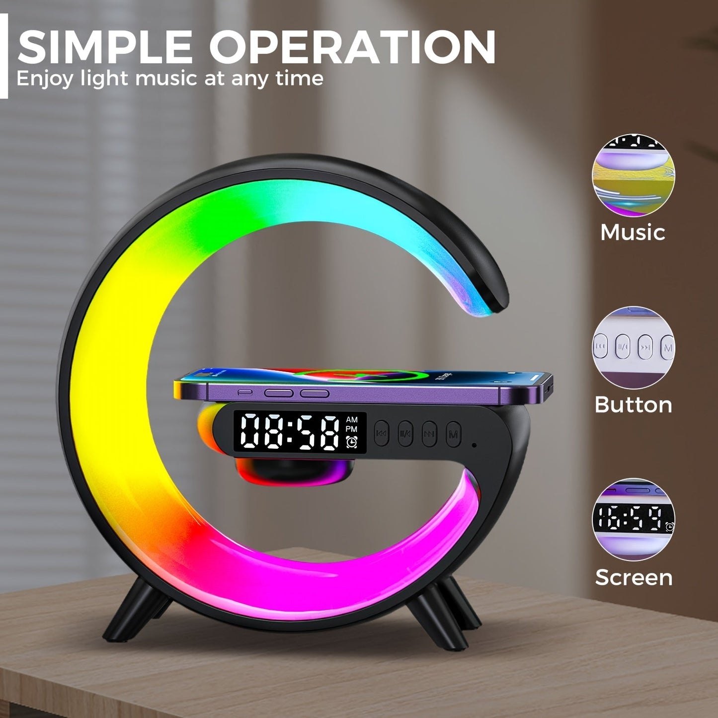 Smart Multifunctional Wireless Charger