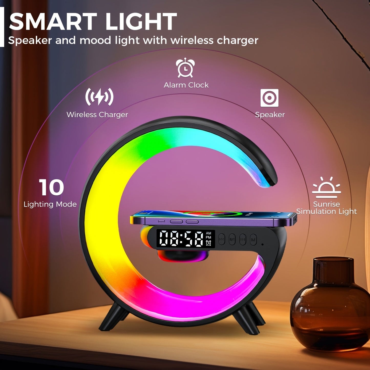 Smart Multifunctional Wireless Charger