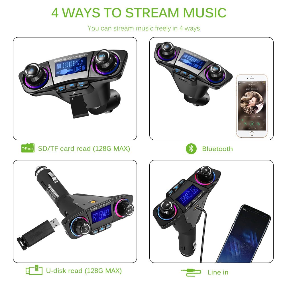 BT06 Car FM transmitter MP3 Player Audio Receiver - Nordavory
