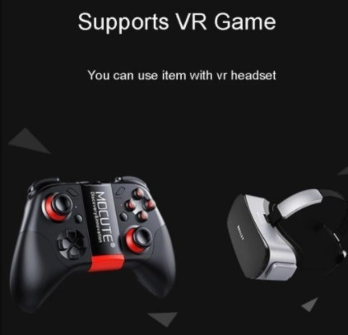 Dragon VR Gaming 3D Stereo Headset with Bluetooth Gaming Controller - Nordavory