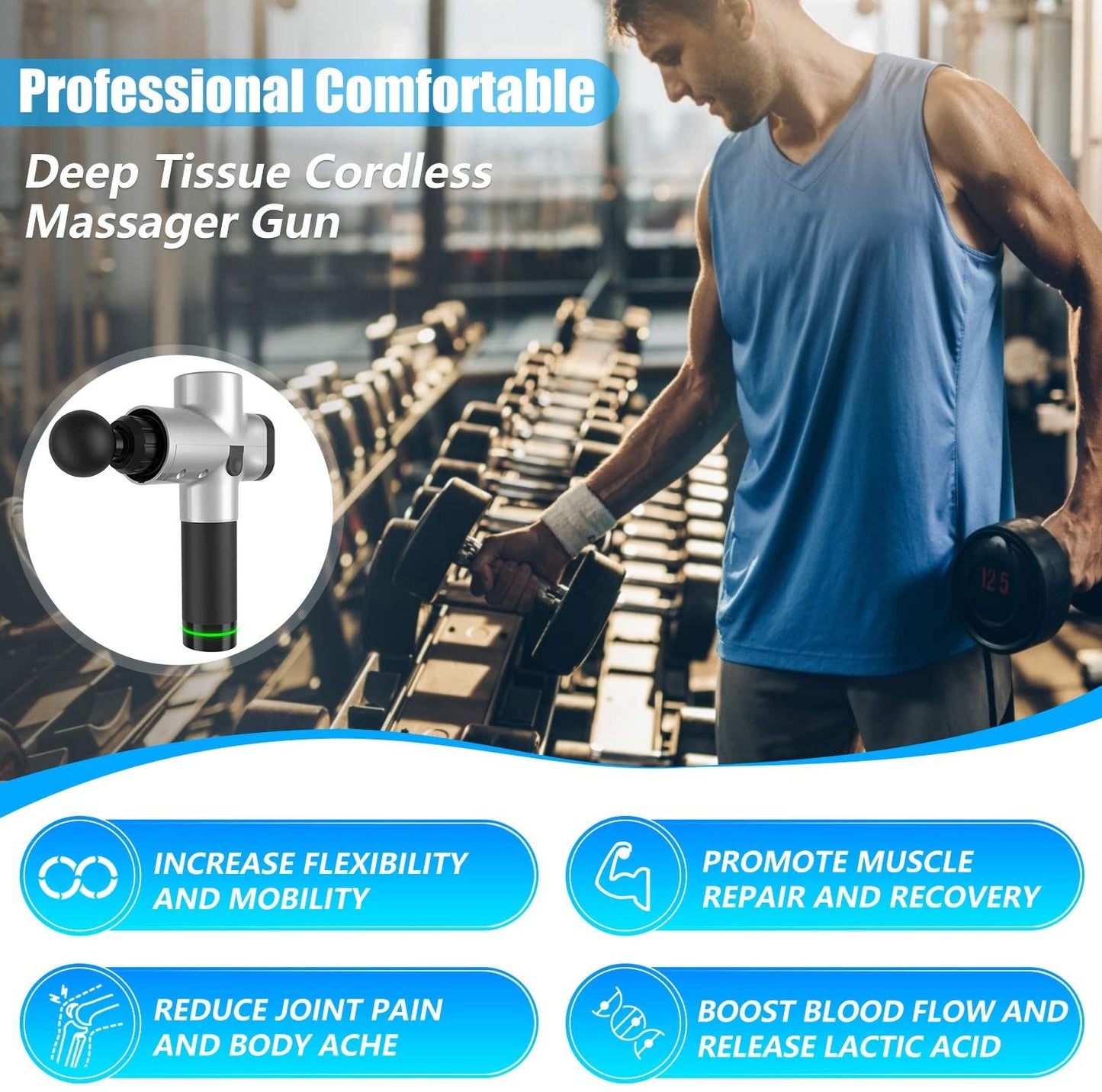30 Speeds Premium Handheld Massager