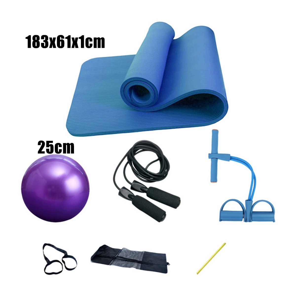 Deluxe Yoga Fitness 5 pcs Set