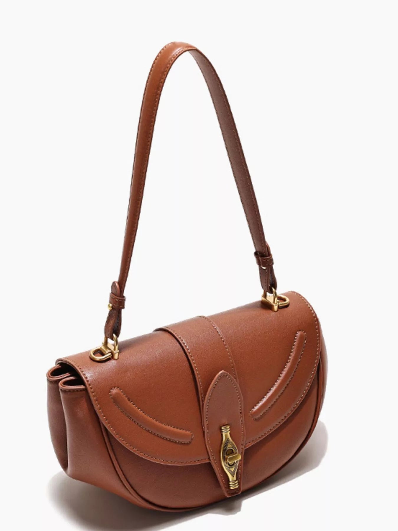 Vintage Saddle Shoulder Bag-Nordavory