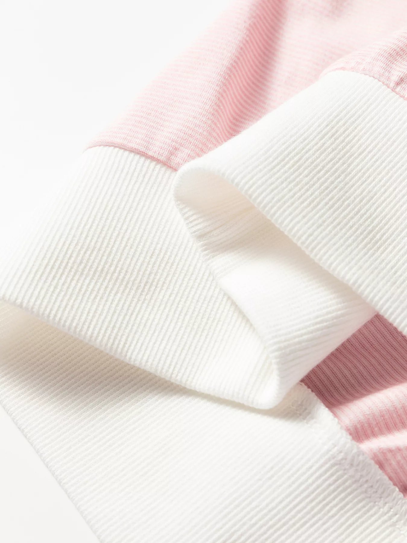 Stripe Contrast Edge Patchwork Long Sleeve Top-Nordavory