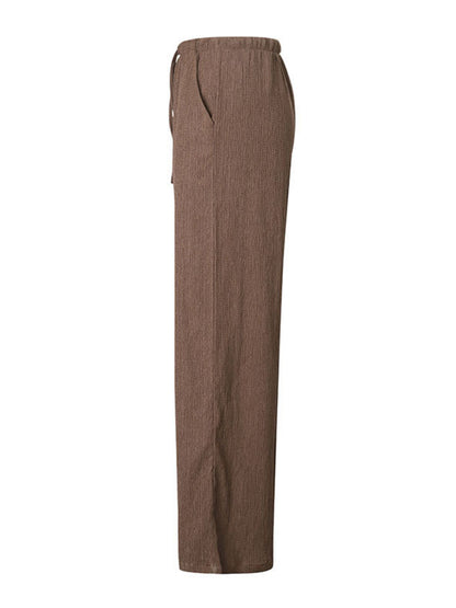 Tied Wide Leg Pants-Nordavory