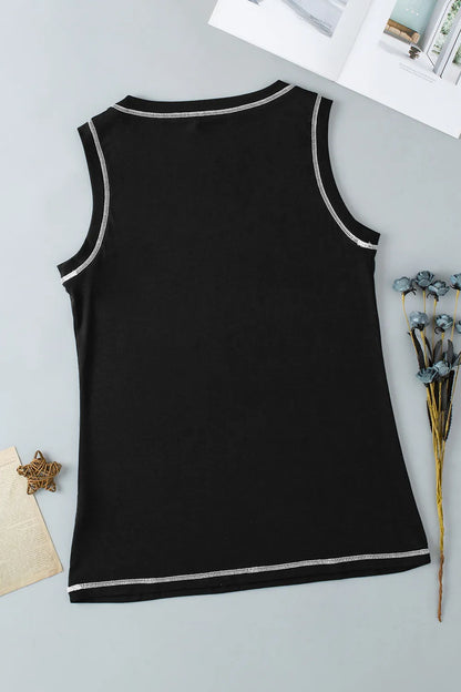 Leopard Round Neck Tank-Nordavory
