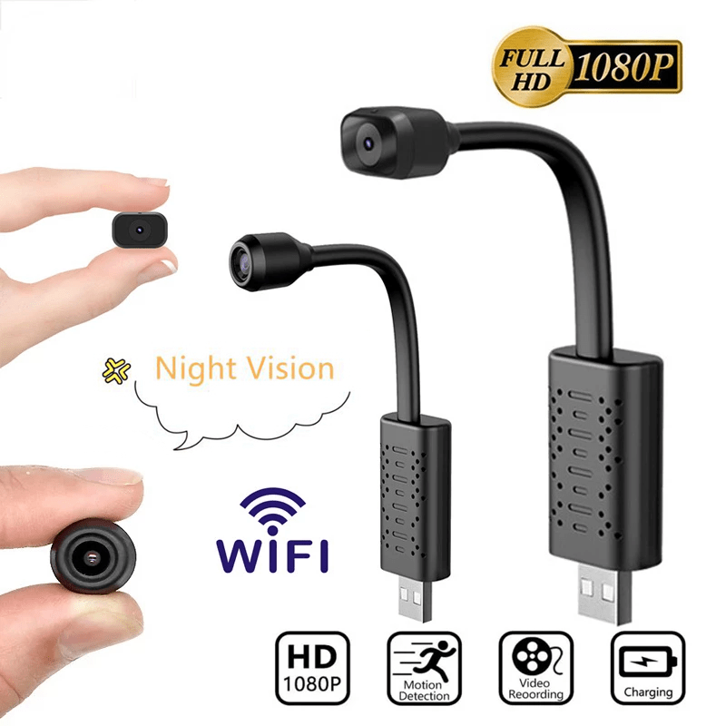 1080P HD Wifi USB Camera with Night Vision Motion Detection Tech Accessories nordavory