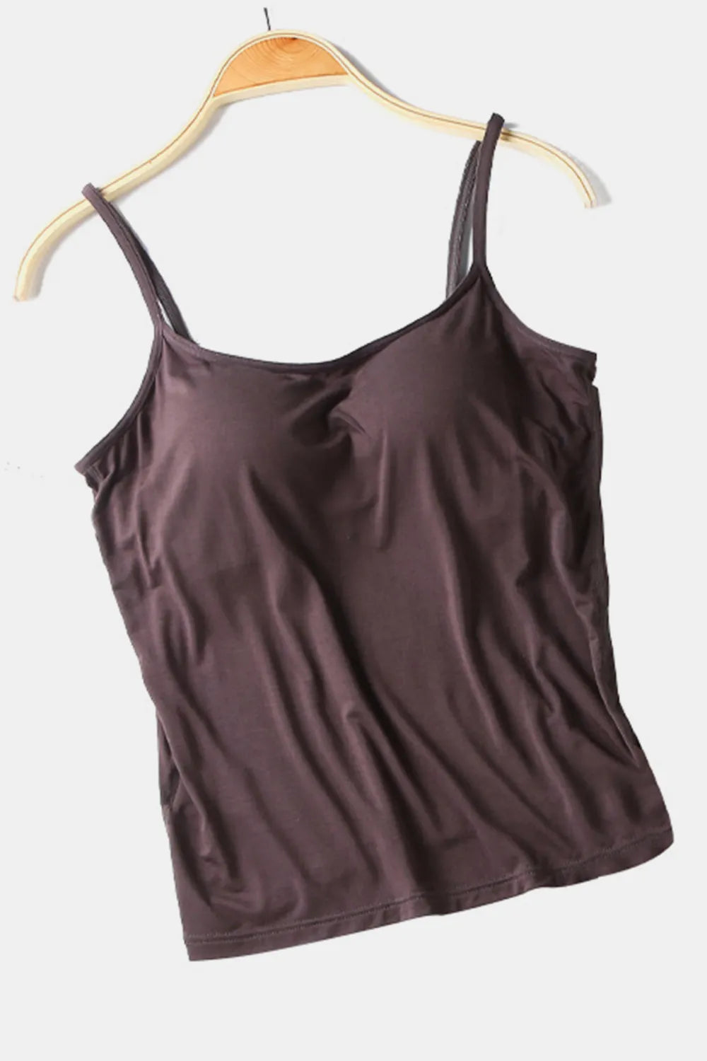 Scoop Neck Cami with Bra-Nordavory
