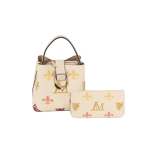 2 in 1 cute monogram bucket bag with matching purse - Nordavory