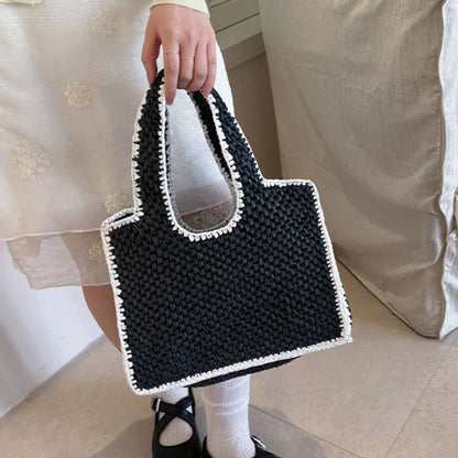 Woven Straw Handbag – image 4