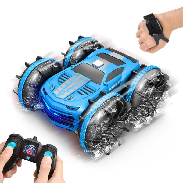 2.4GHz Dual Control Waterproof 4WD All Terrain RC Stunt Car - Nordavory