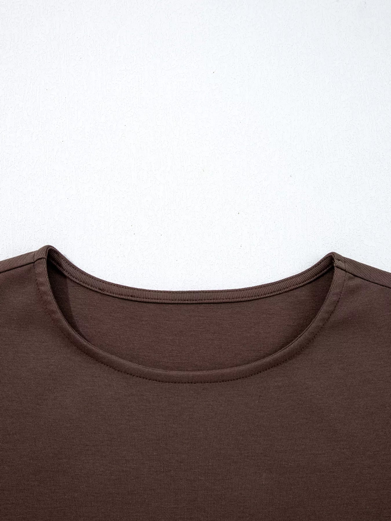 Short Sleeve Knit Top Patchwork Pleated Dress-Nordavory