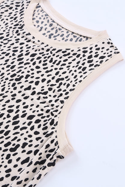 Printed Round Neck Tank-Nordavory