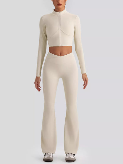 Seamless Criss-Cross V-Neck Tank and Leggings Active Set – image 15