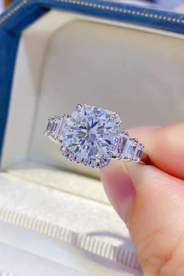 3 Carat Moissanite 925 Sterling Silver Ring-Nordavory