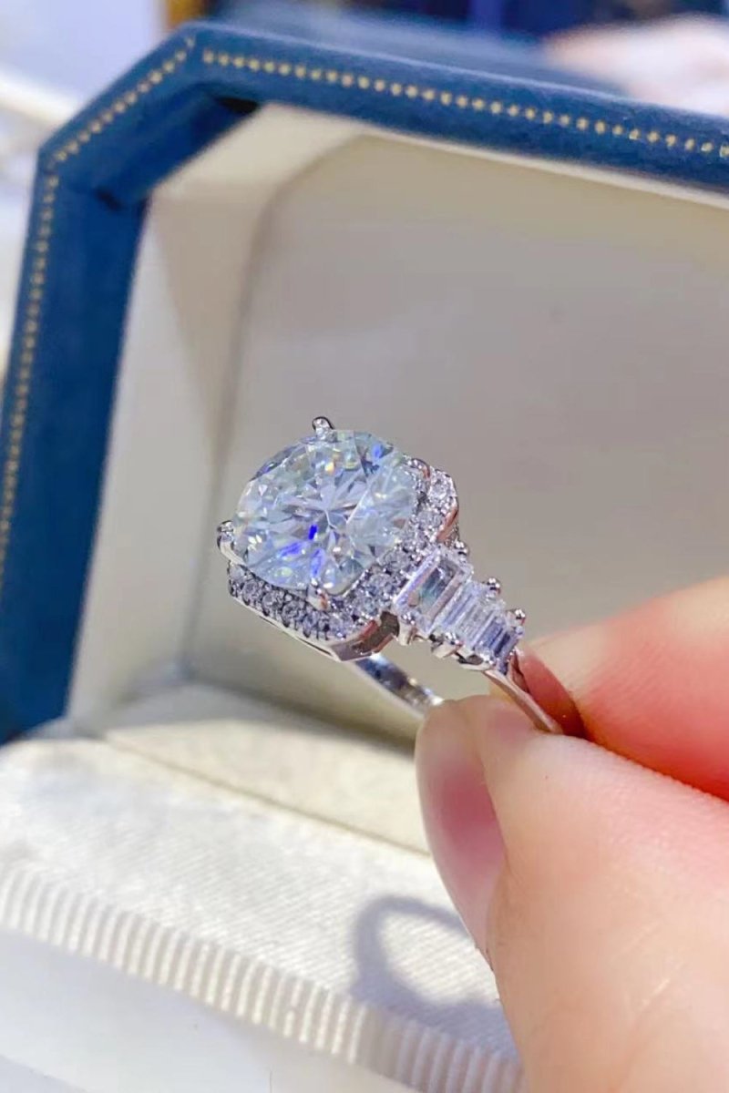 3 Carat Moissanite 925 Sterling Silver Ring-Nordavory