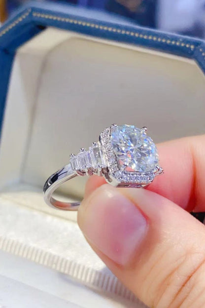 3 Carat Moissanite 925 Sterling Silver Ring-Nordavory