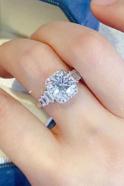 3 Carat Moissanite 925 Sterling Silver Ring-Nordavory