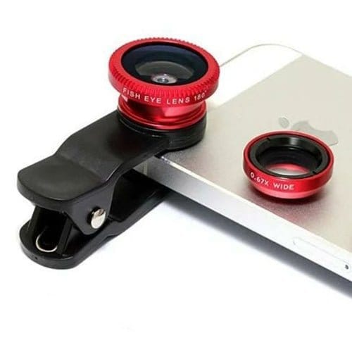 3-in-1 Universal Clip on Smartphone Camera Lens - 6 Colors Audio & Video nordavory