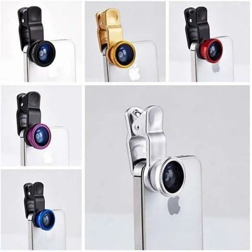 3-in-1 Universal Clip on Smartphone Camera Lens - 6 Colors Audio & Video nordavory