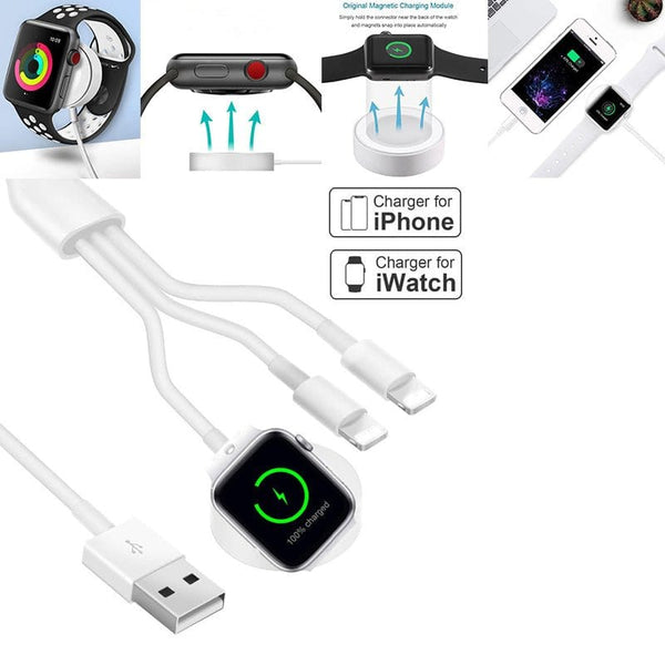 3 in 1 Wireless Charger Quick Charger USB Cable Sports & Outdoors nordavory