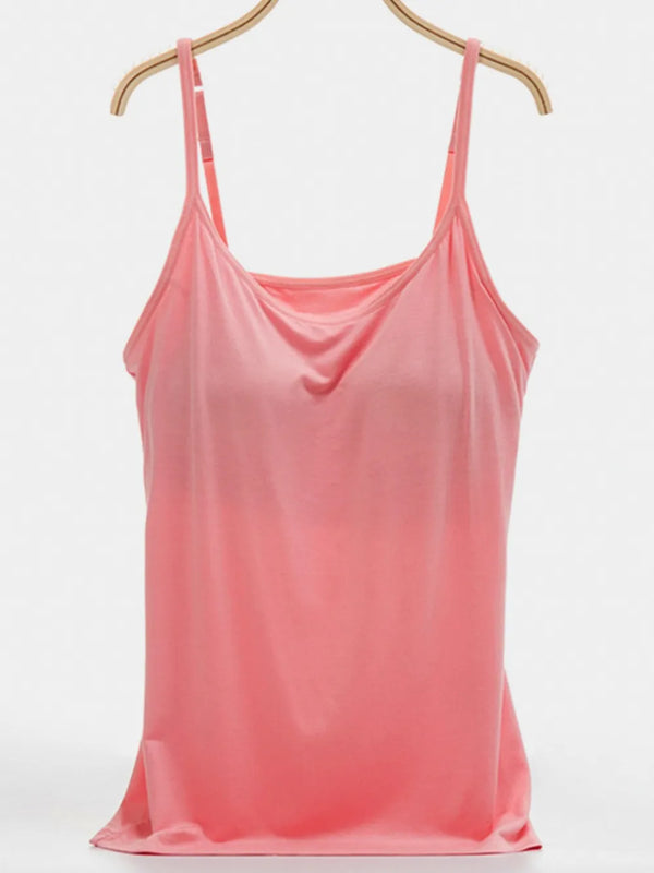 Scoop Neck Adjustable Strap Cami-Nordavory