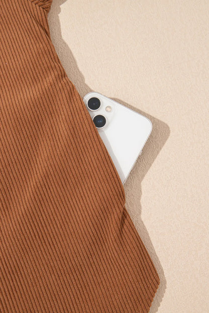 Decorative Pocket Flap Button Up Jacket-Nordavory