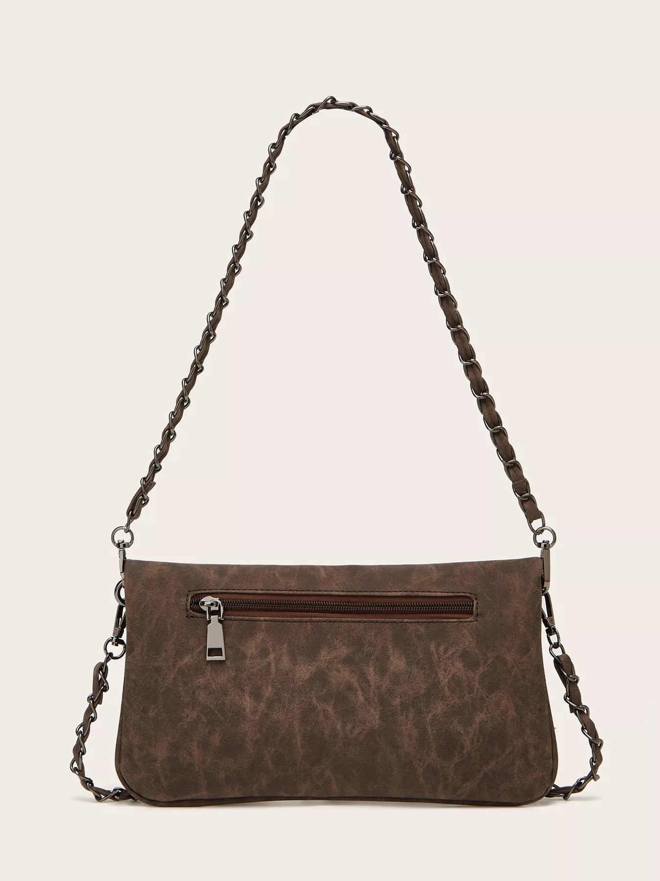 PU Leather Chain Strap Shoulder Bag-Nordavory