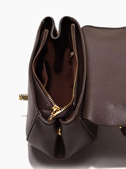 Vintage Saddle Shoulder Bag-Nordavory