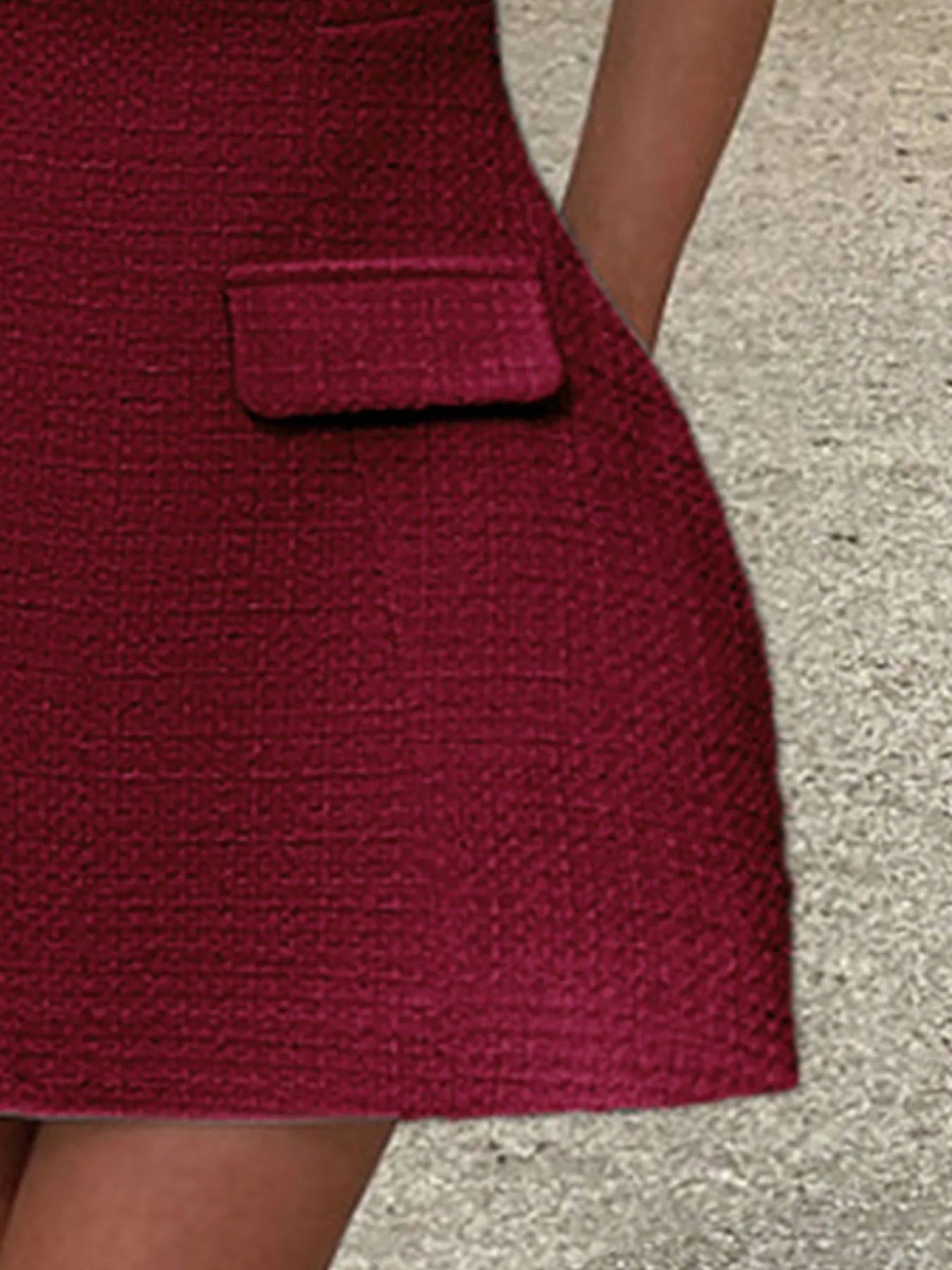 Cutout Back Round Neck Cap Sleeve Mini Dress-Nordavory