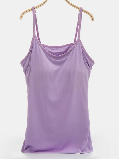 Scoop Neck Adjustable Strap Cami-Nordavory