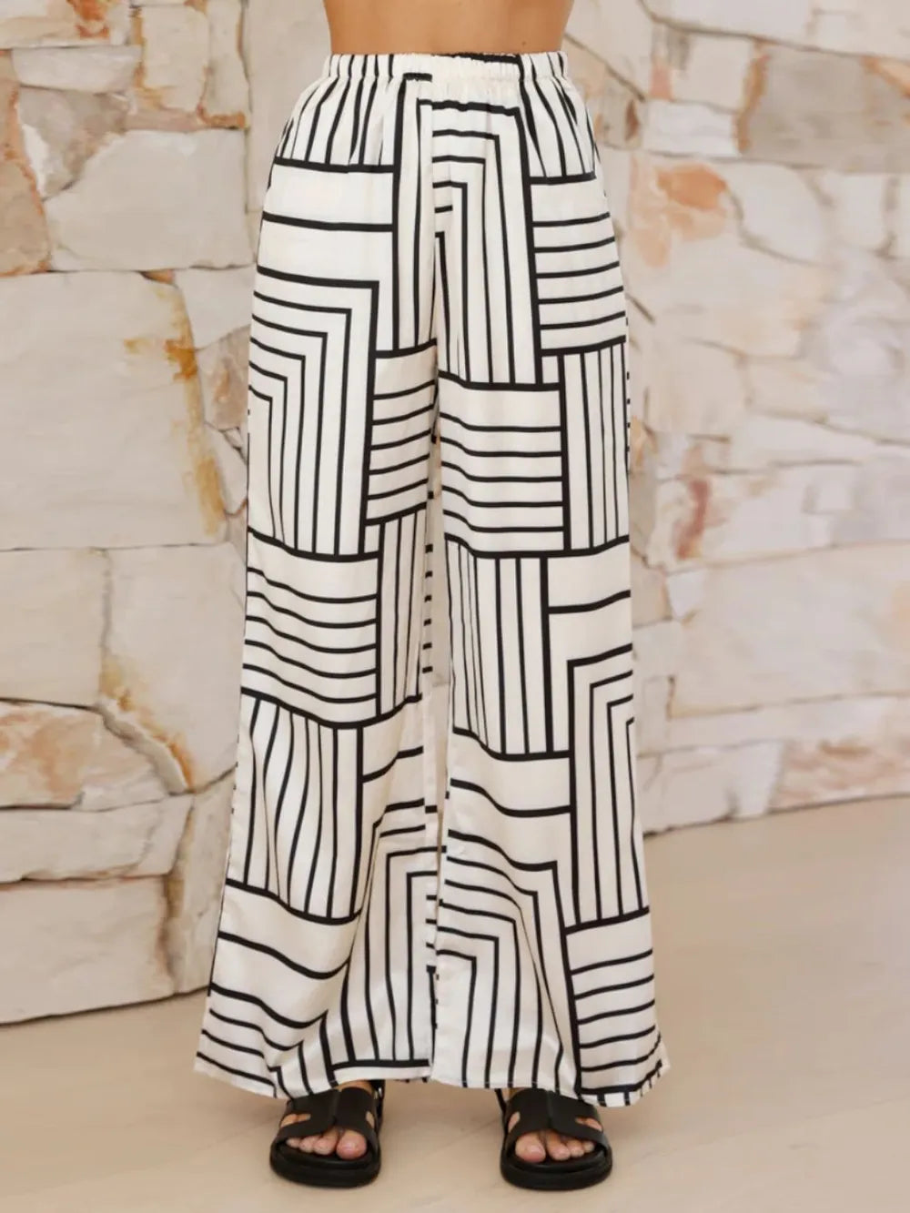 Button Down Half Sleeve Top and Pants Set-Nordavory
