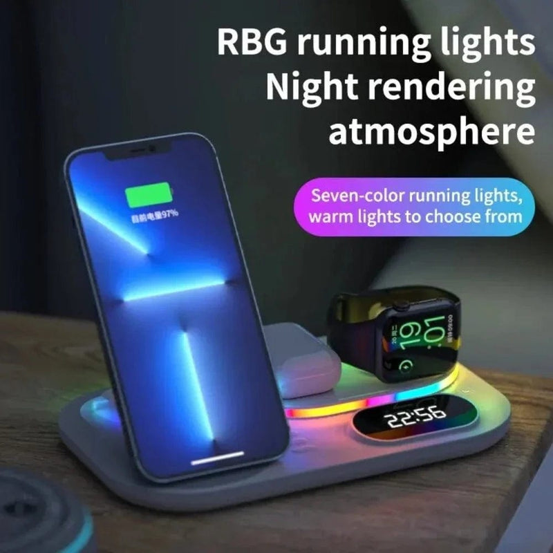 4 in 1 LED Wireless Charging Station - Nordavory