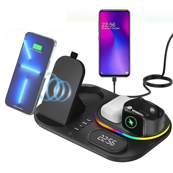 4 in 1 LED Wireless Charging Station - Nordavory