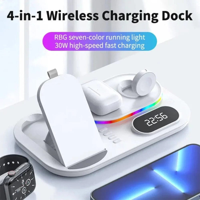 4 in 1 LED Wireless Charging Station - Nordavory