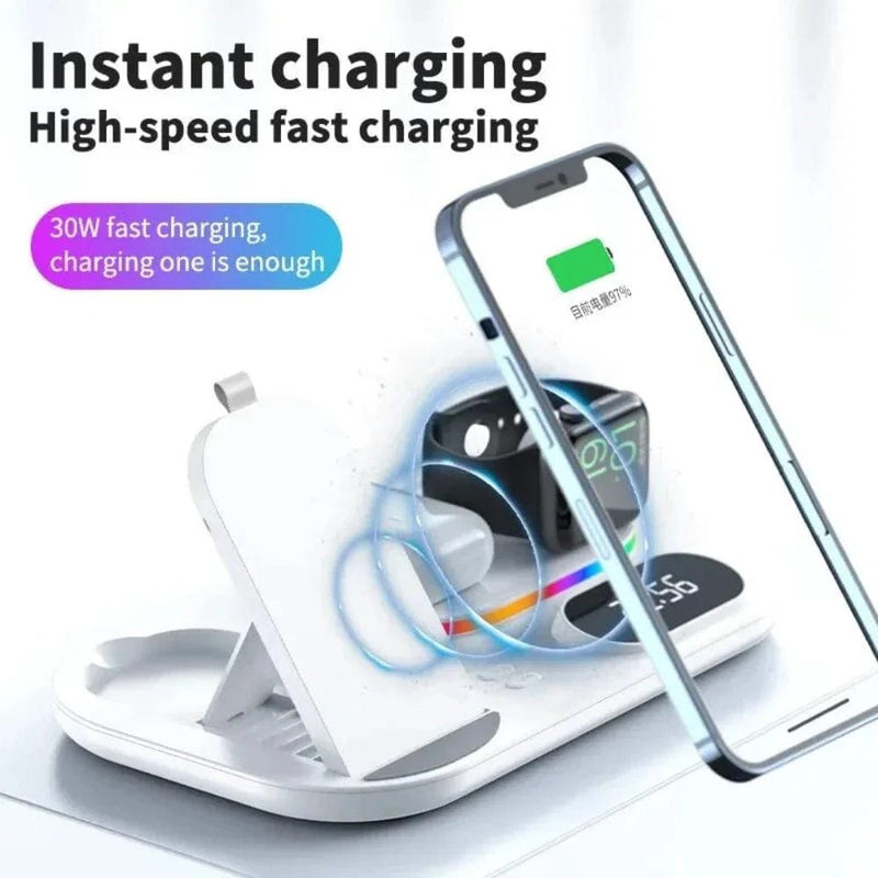 4 in 1 LED Wireless Charging Station - Nordavory