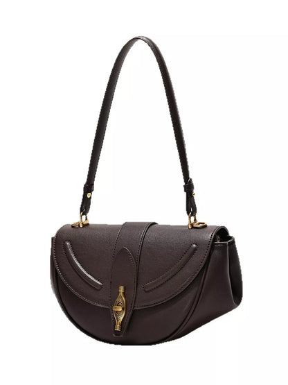 Vintage Saddle Shoulder Bag-Nordavory