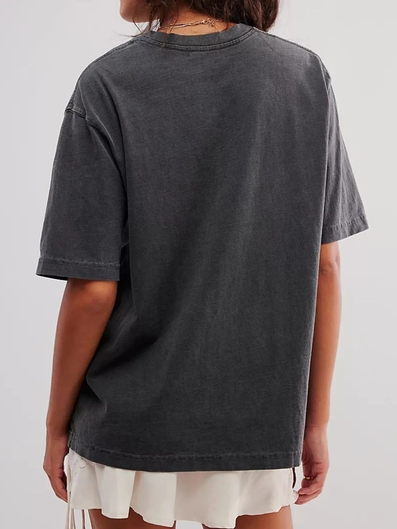 Graphic Round Neck Half Sleeve T-Shirt-Nordavory