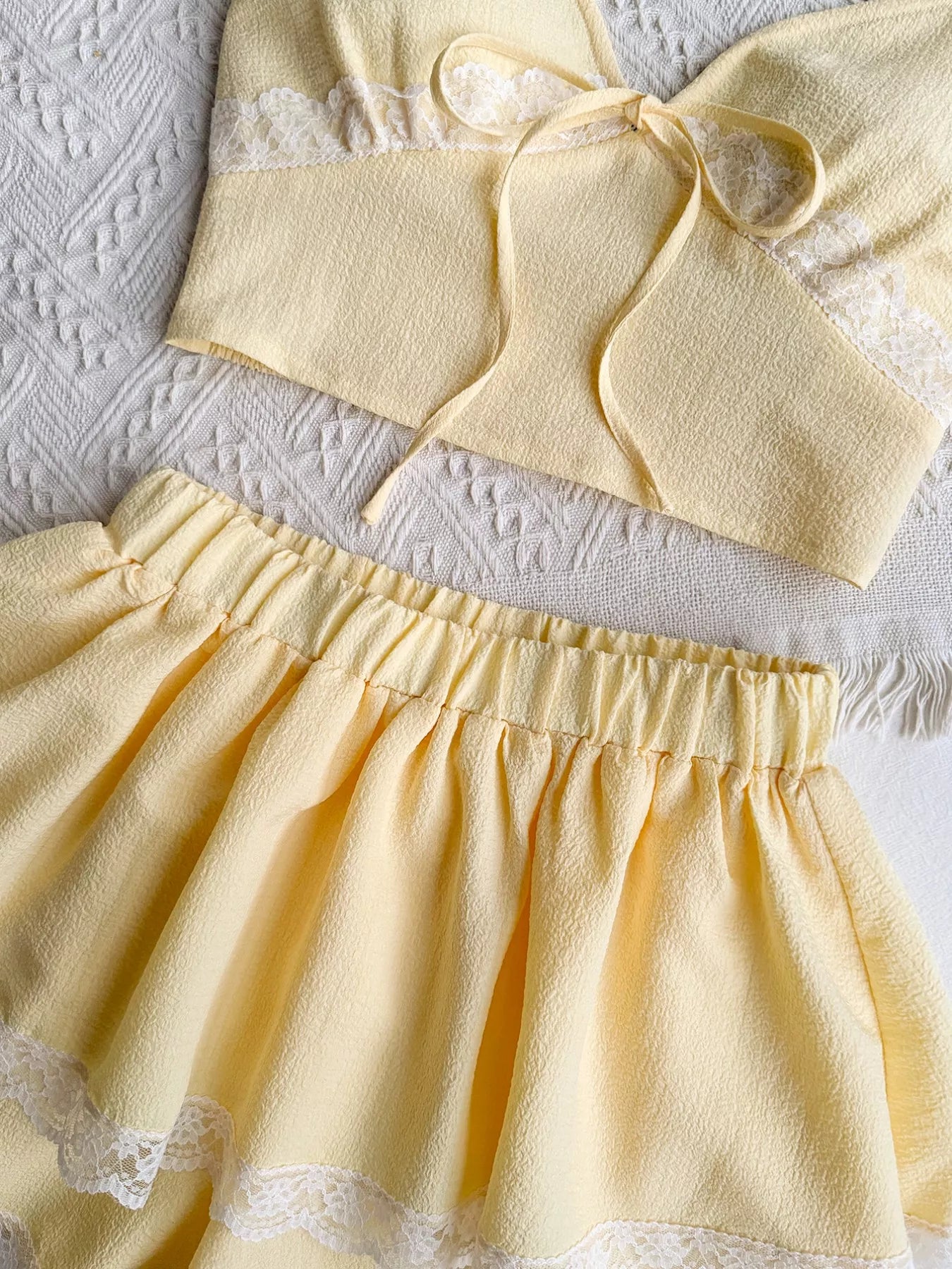 Smocked Cami and Skirt Set-Nordavory