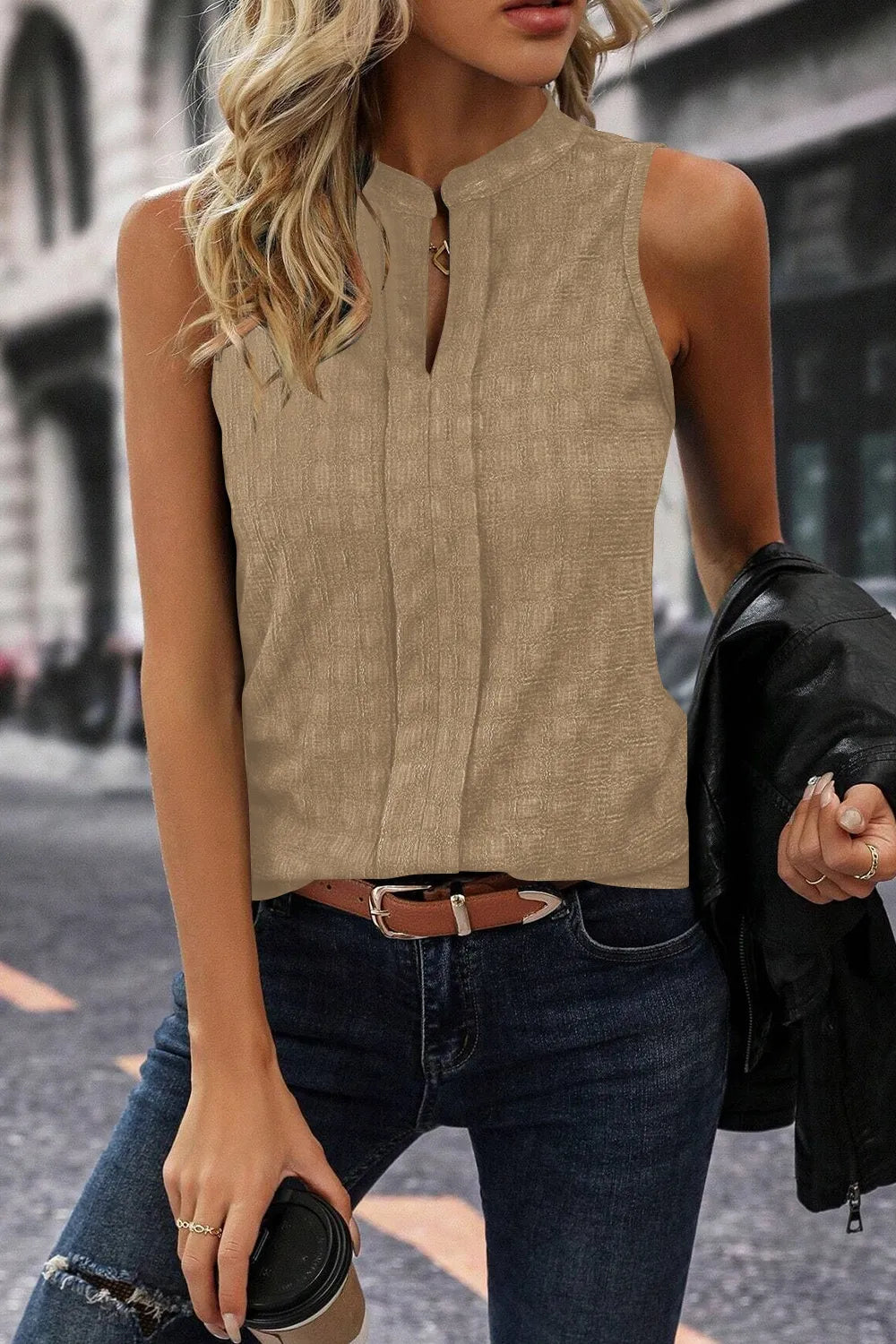 Textured Notched Tank-Nordavory