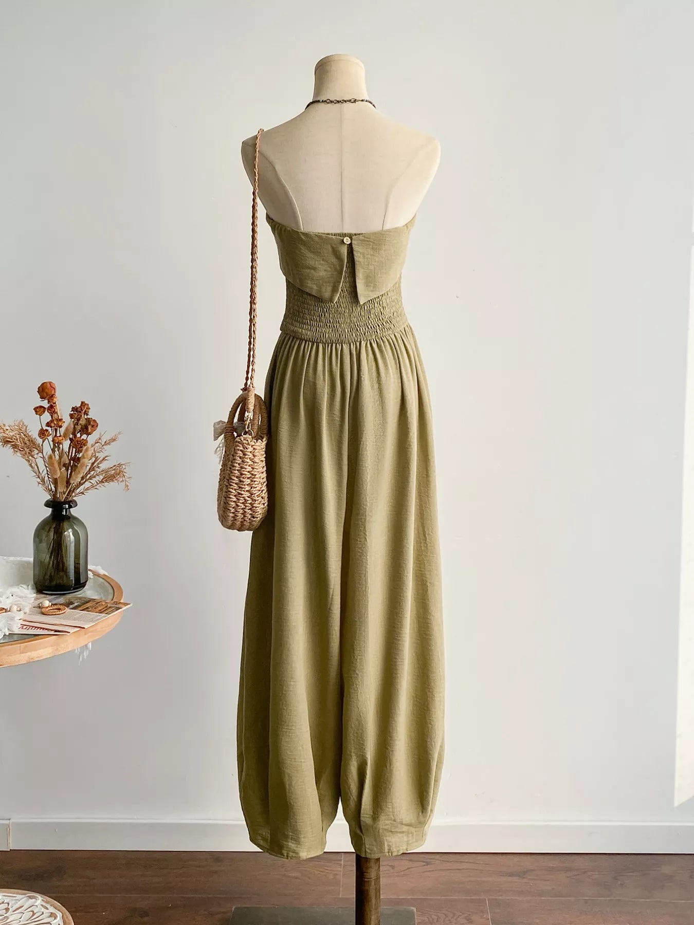 Wide Leg Tube Jumpsuit-Nordavory