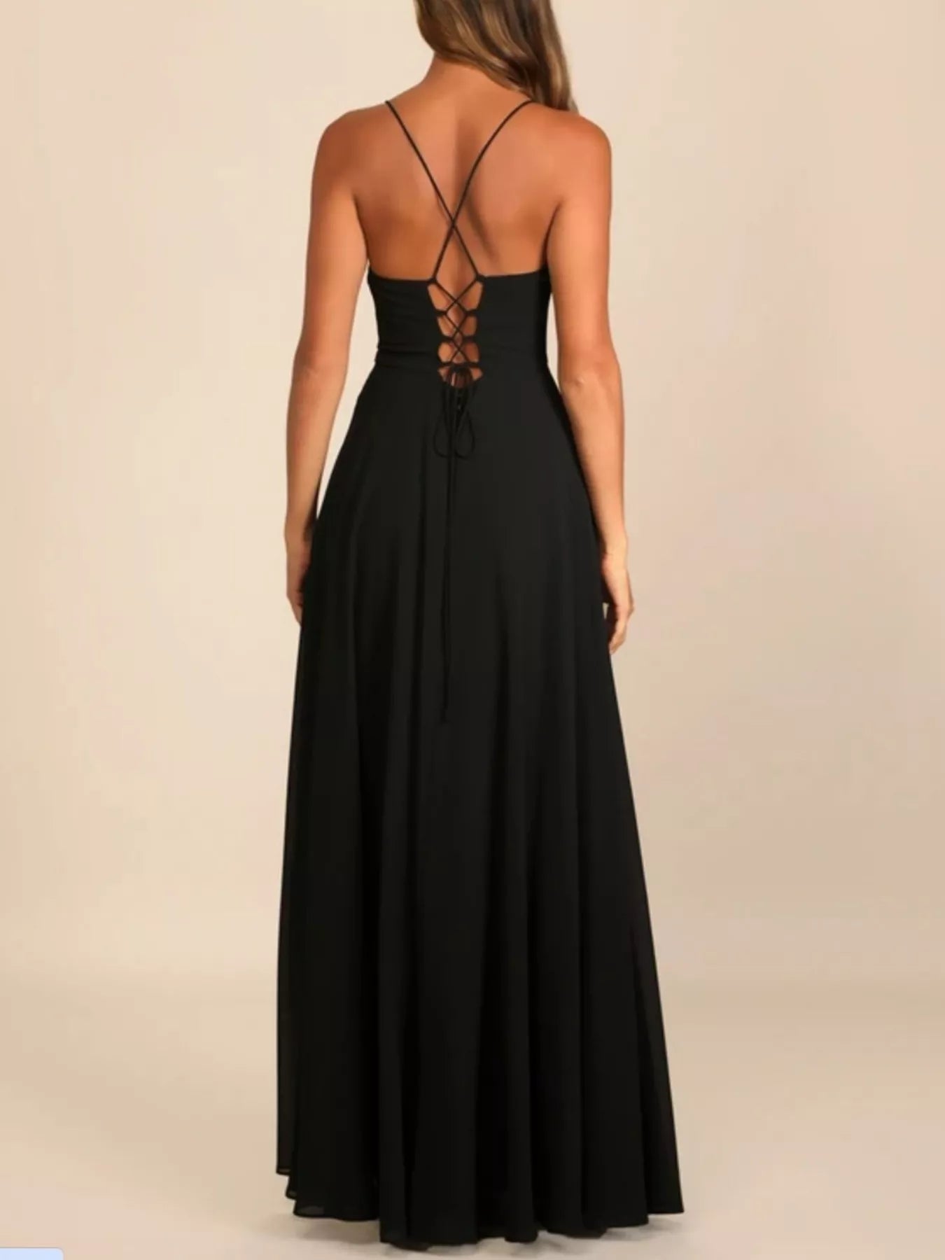 Slit Cowl Neck Maxi Dress-Nordavory