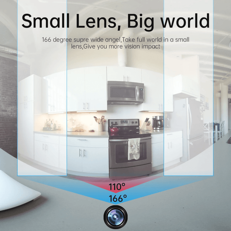 4K HD WIFI Clock Camera Micro Camera IR Night View Alarm Camcorder Tech Accessories nordavory