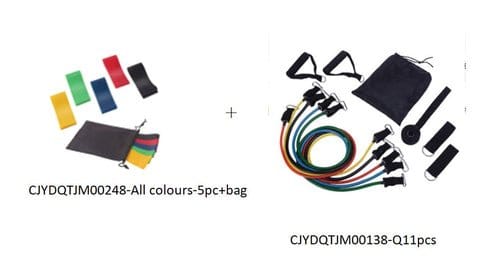 5 Level Resistance Rubber Bands Yoga Training Elastic Bands Fitness & wellness nordavory