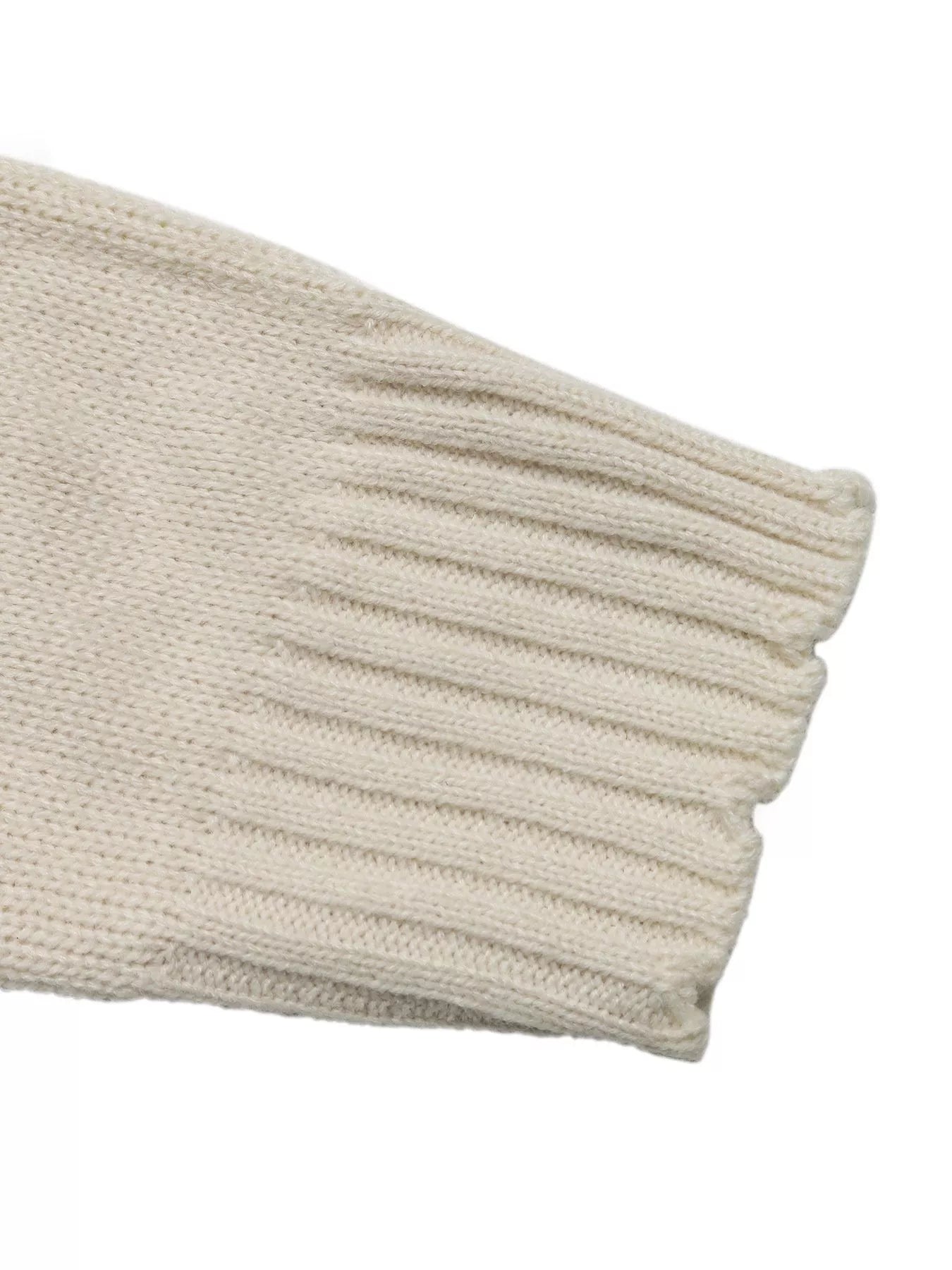 Cable Knit Turtleneck Sweater-Nordavory