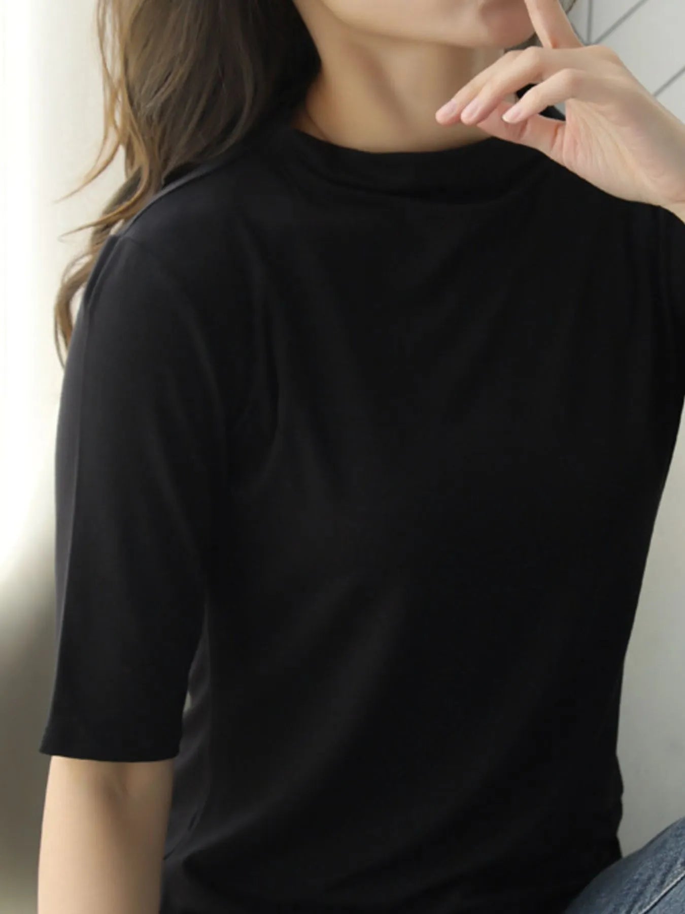 Solid Color Short Sleeve T-Shirt-Nordavory