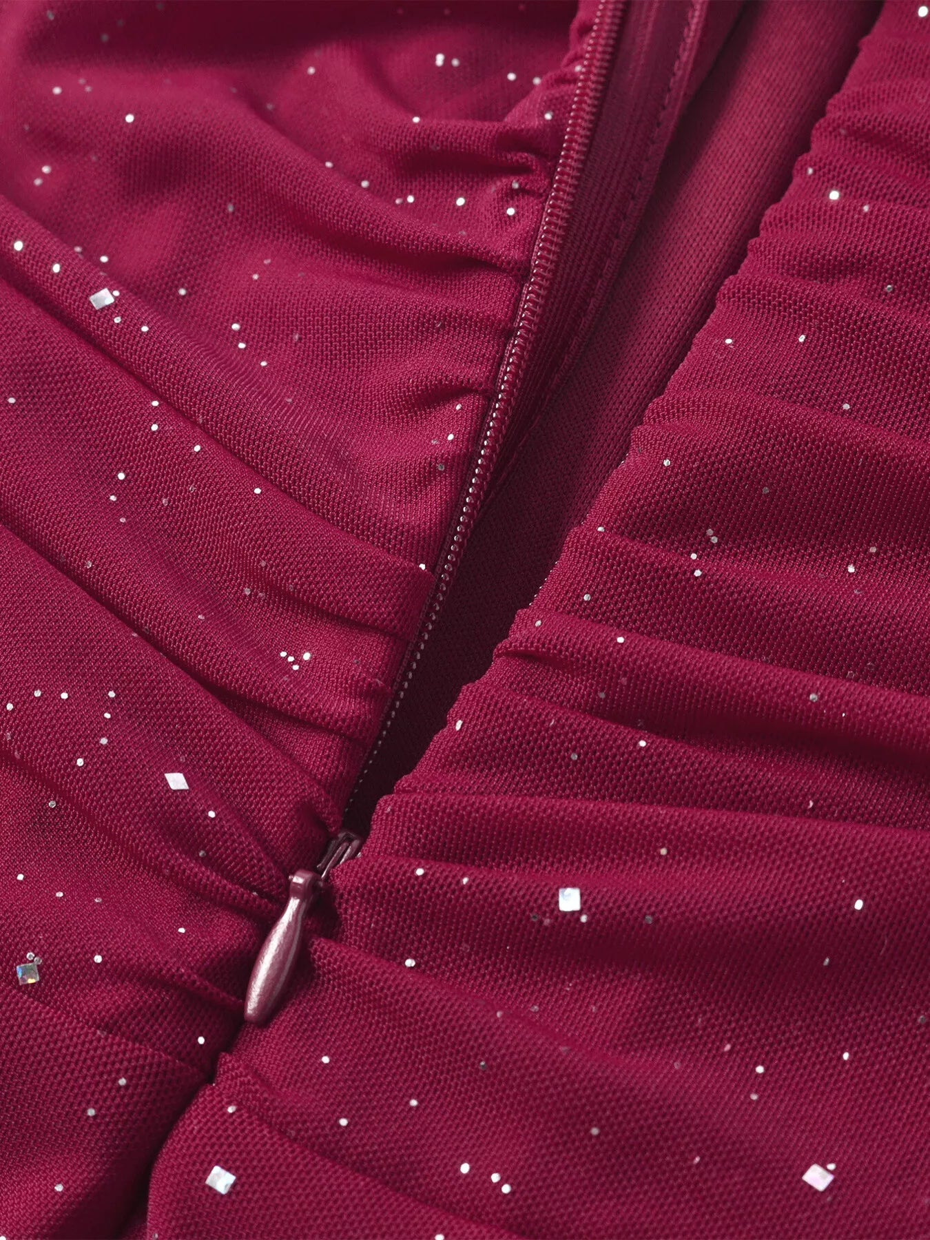 Glitter Tube Mermaid Maxi Dress-Nordavory