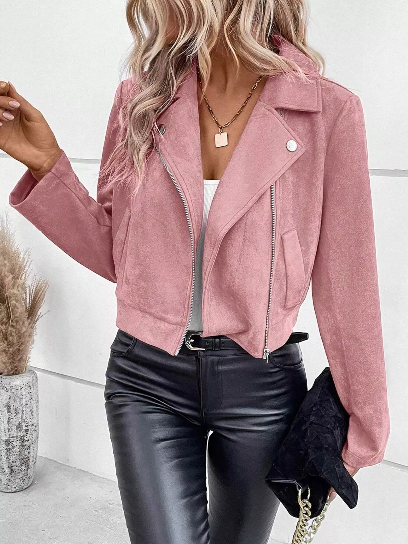 Zip Up Moto Jacket-Nordavory