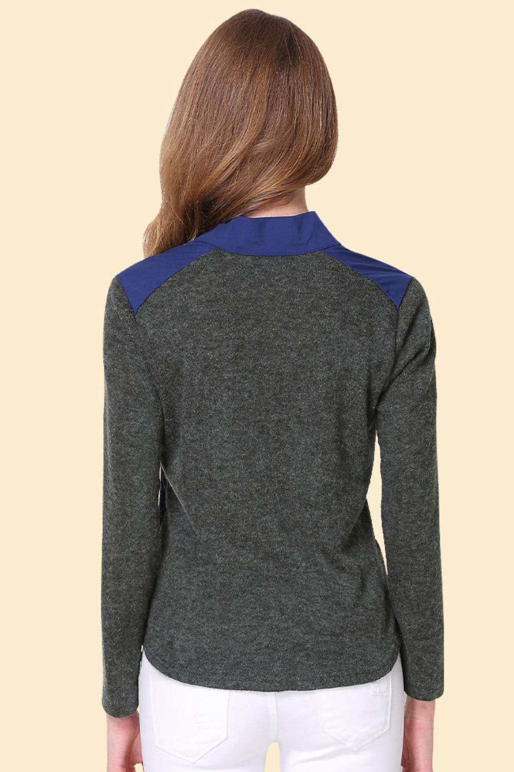 Two-Tone Spliced Shirt-Nordavory