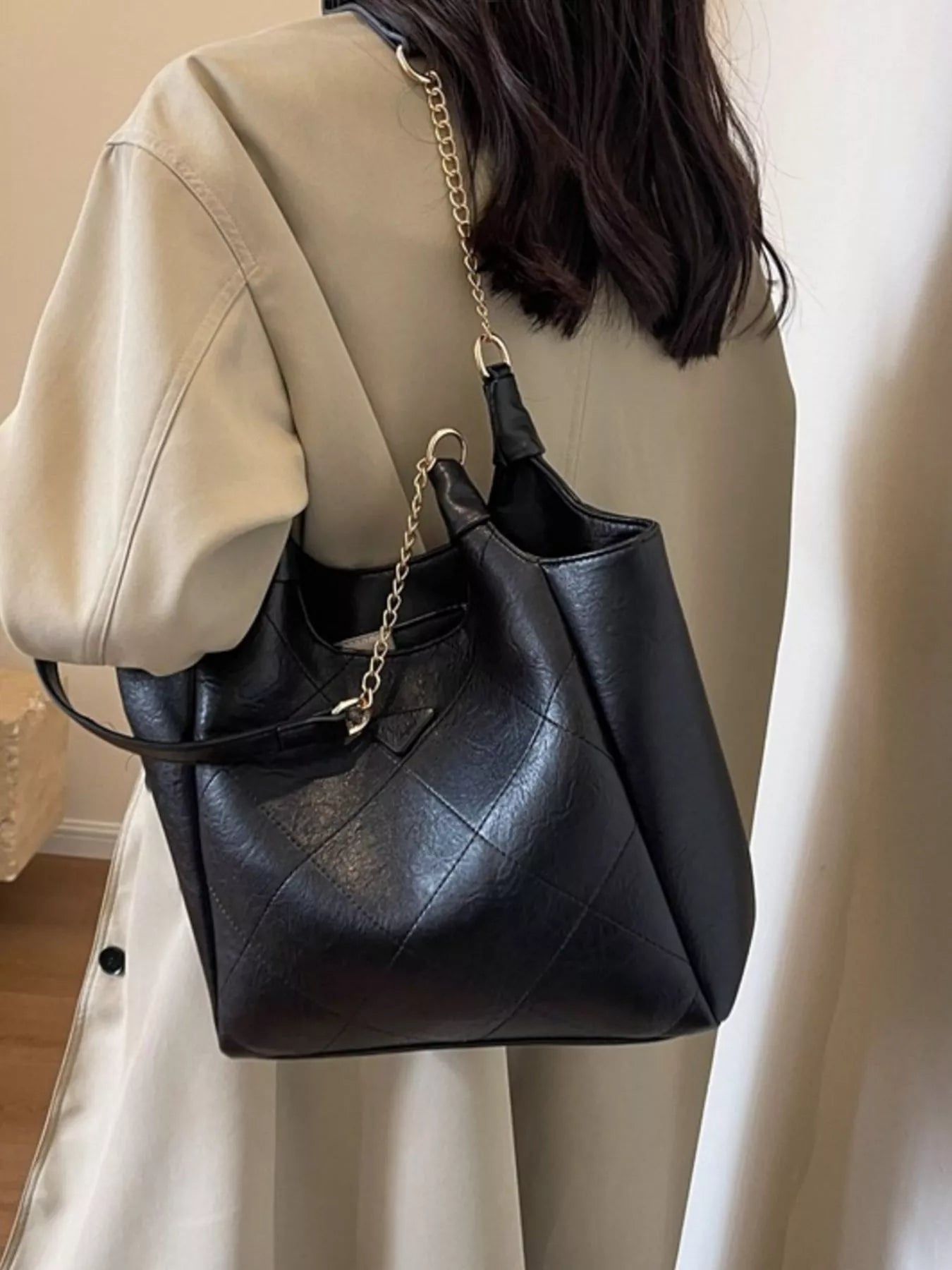 PU Leather Shoulder Bag-Nordavory